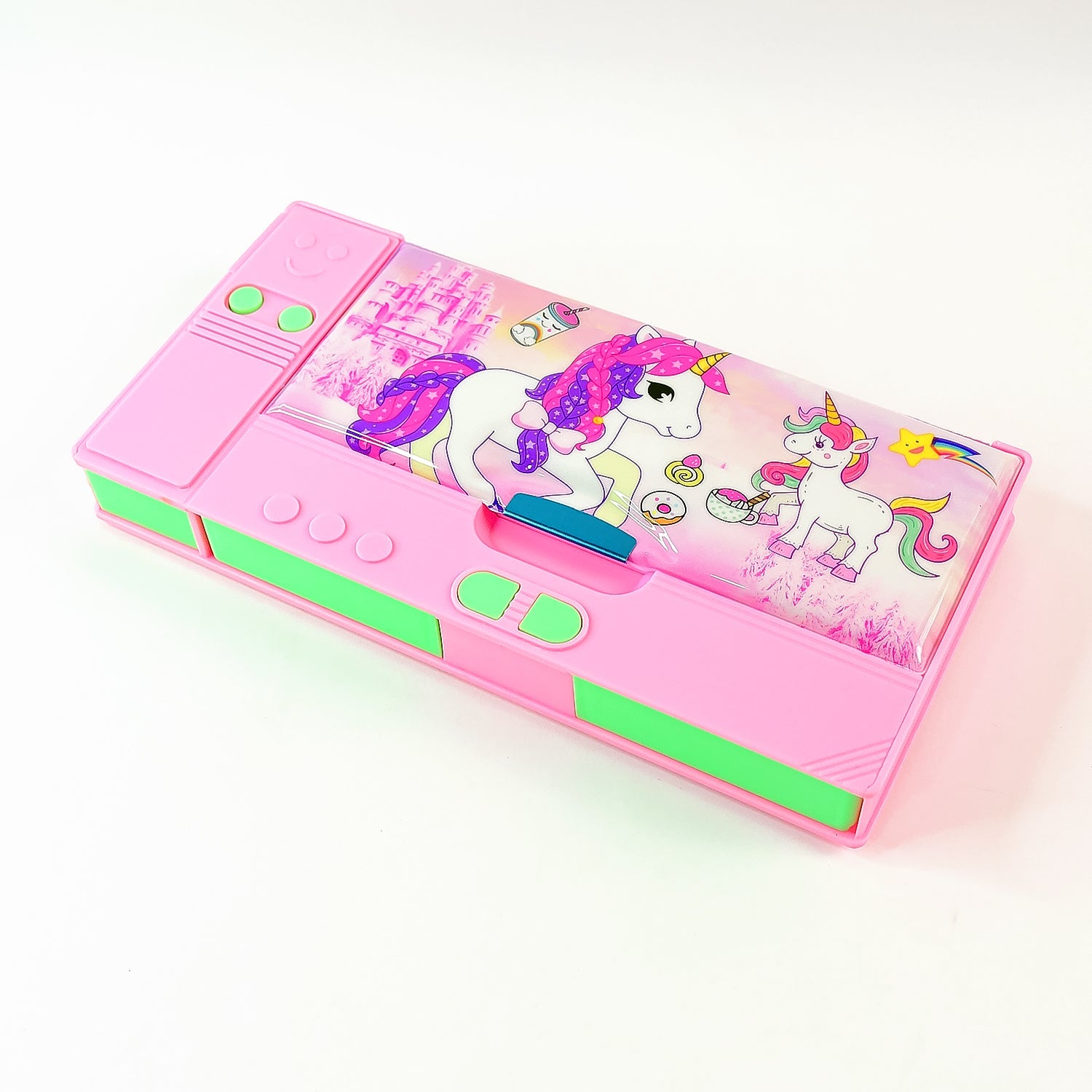 Multi Purpose Gadget Jumbo Pencil Box Compass With Calculator Jumbo 2 Side Slot Geometry Box Compass Use School , Traveling & Studio Multi Purpose Gadget Jumbo Pencil Box Compass With Calculator Jumbo 2 Side Slot Geometry Box Compass Use School , Traveling & Studio